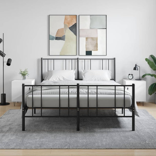 Vidaxl nachtkastjes 2 st 40x40x50 cm bewerkt hout wit