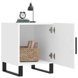 Vidaxl nachtkastjes 2 st 40x40x50 cm bewerkt hout wit