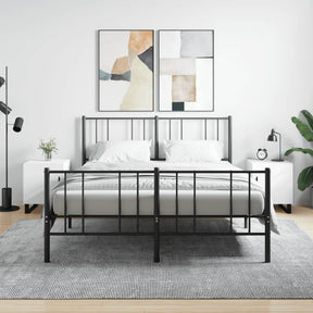 Vidaxl nachtkastjes 2 st 40x40x50 cm bewerkt hout wit