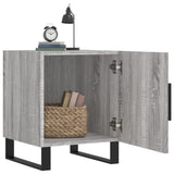 Vidaxl nachtkastjes 2 st 40x40x50 cm bewerkt hout grijs sonoma eiken