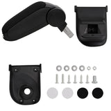 Vidaxx Armlehne 15x35x (30-47) cm ABS schwarz