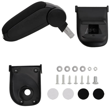 Vidaxx Armlehne 15x35x (30-47) cm ABS schwarz