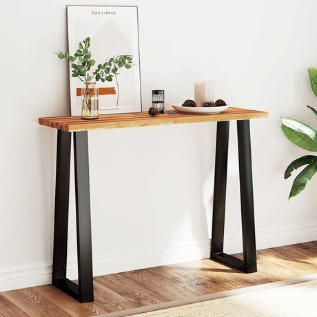 Vidaxl wandtafel met natuurlijke rand 110x35x80 cm massief acaciahout