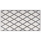 Vidaxx wendbarer Outdoor-Teppich 80x150 cm grau und weiß