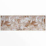Vidaxx wendbarer Outdoor-Teppich 80x250 cm braun und weiß