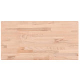 Vidaxl tafelblad rechthoekig 100x50x1,5 cm massief beukenhout