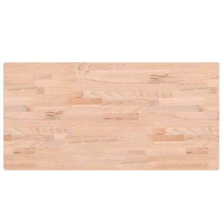 Vidaxl tafelblad rechthoekig 100x50x2,5 cm massief beukenhout