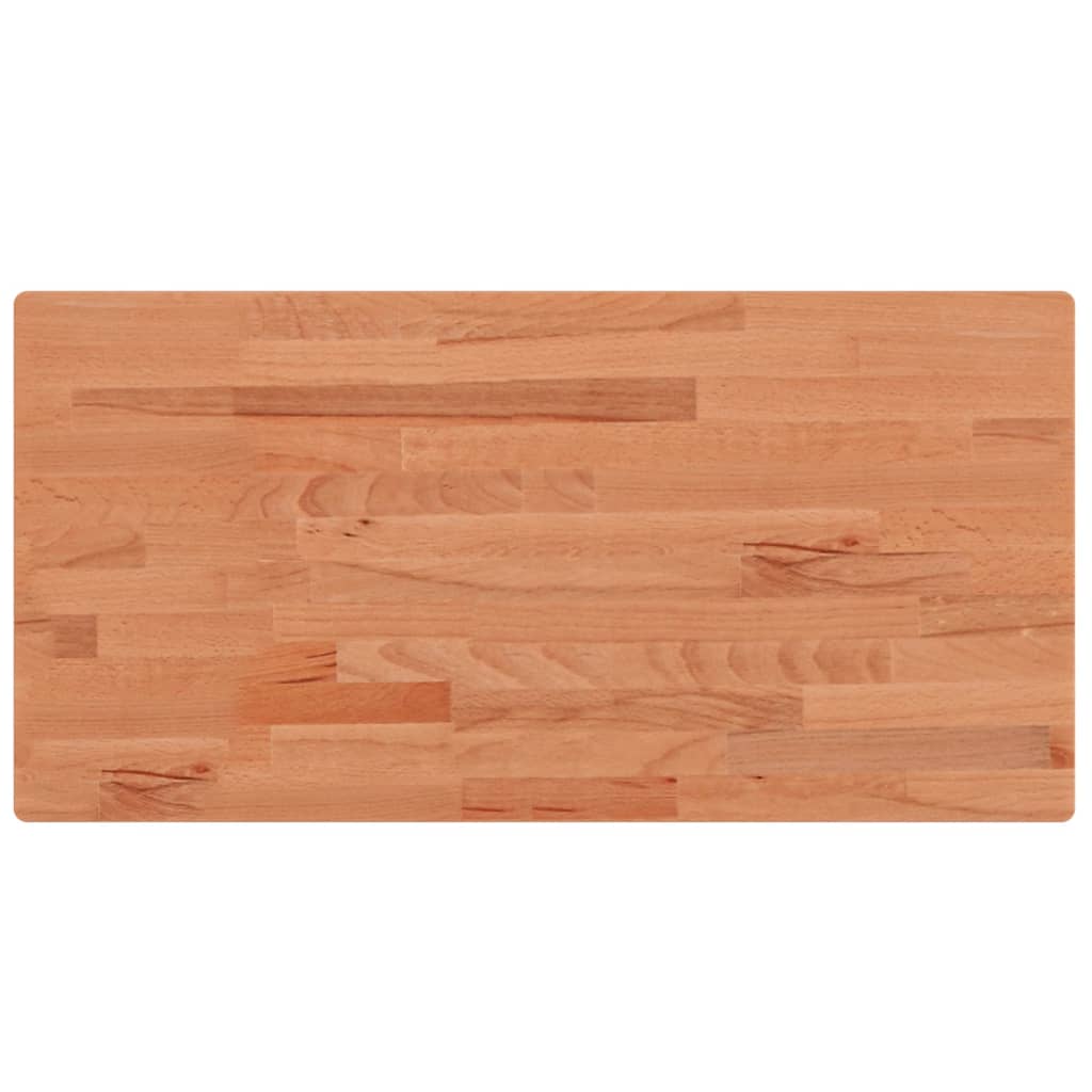 Vidaxl tafelblad rechthoekig 100x50x1,5 cm massief beukenhout