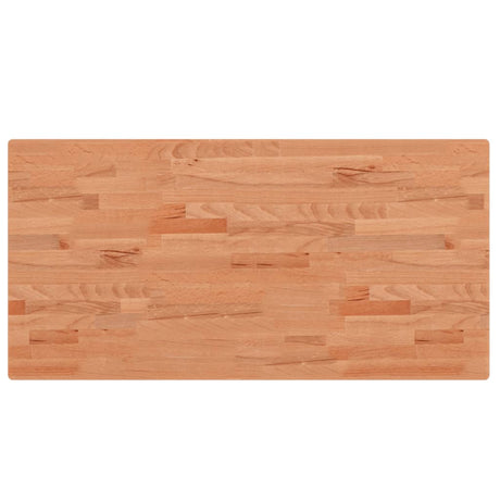 Vidaxl tafelblad rechthoekig 100x50x2,5 cm massief beukenhout