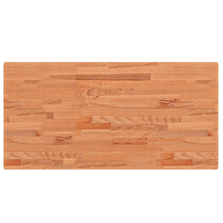 Vidaxl tafelblad rechthoekig 100x50x4 cm massief beukenhout