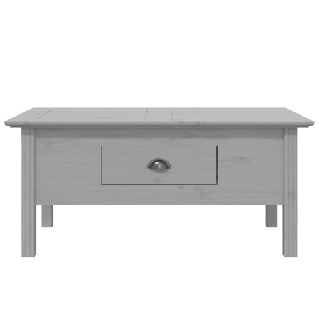 Vidaxl salontafel bodo 100x55x46 cm massief grenenhout grijs
