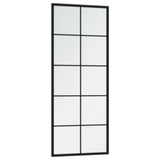 VidaXL Wandspiegel 2 Stk. 100x40 cm Metall schwarz