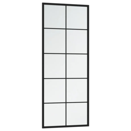 VidaXL Wandspiegel 2 Stk. 100x40 cm Metall schwarz
