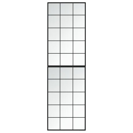 VidaXL Wandspiegel 2 Stk. 100x60 cm Metall schwarz