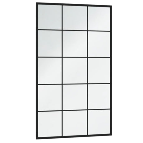 VidaXL Wandspiegel 4 Stück 100x60 cm Metall schwarz