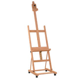 Vidaxx Staffelei 55x53,5x178 cm massives Buchenholz