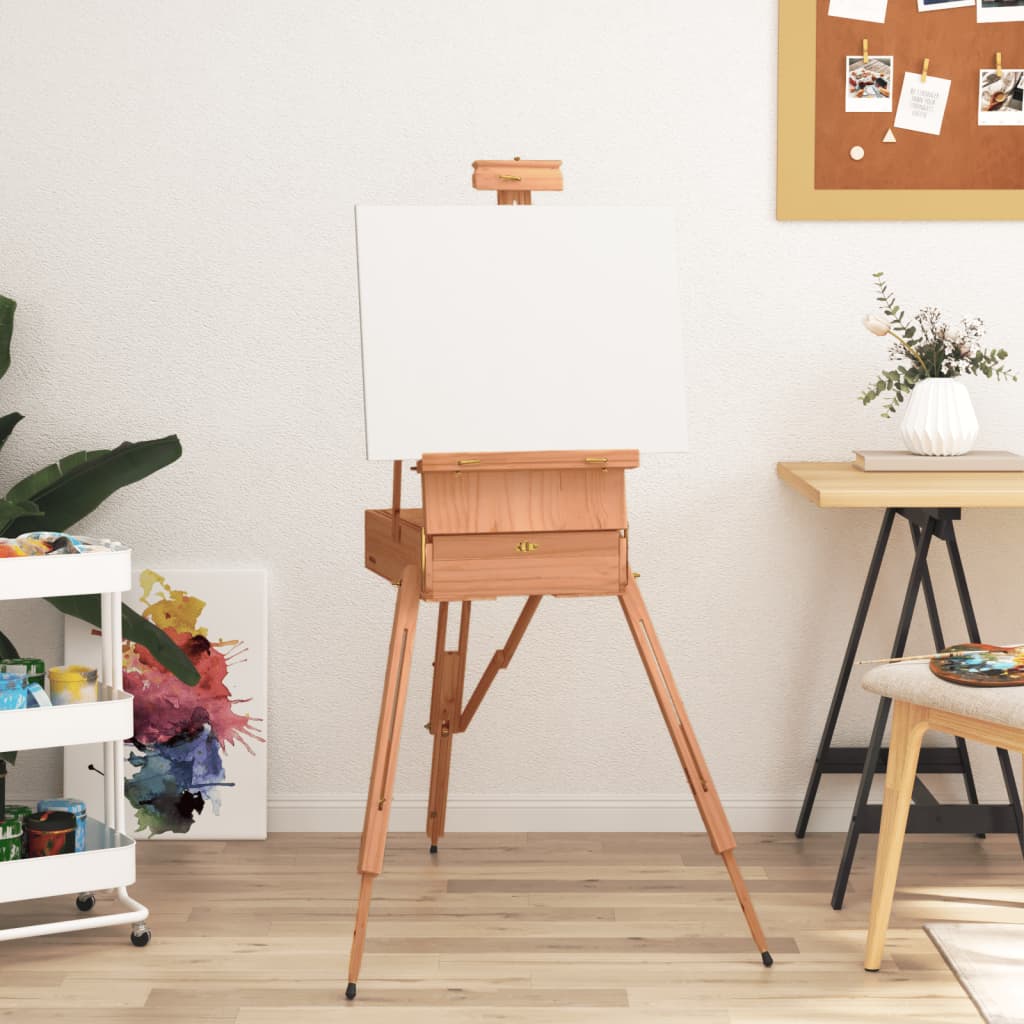 Vidaxx Staffelei 81x121x173 cm massives Buchenholz