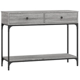 Vidaxl wandtafel 100x34,5x75 cm bewerkt hout grijs sonoma eikenkleurig