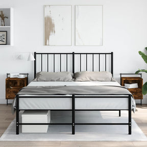 Vidaxl nachtkastjes 2 st wandgemonteerd 40x30x61 cm hout gerookt eiken