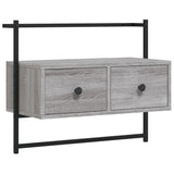 Vidaxl tv-meubel wandgemonteerd 60,5x30x51 cm hout grijs sonoma eiken
