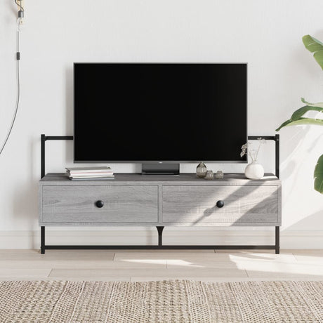 Vidaxl tv-meubel wandgemonteerd 100,5x30x51 cm hout grijs sonoma eiken