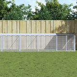 VidaXL Hühnerstall mit Dach 803 x 98 x 90 cm, verzinkter Stahl, Anthrazit
