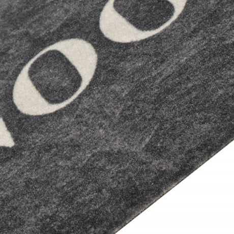 Vidaxx Küchenmatte waschbarer Kochdruck 45x150 cm samtschwarz