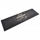 Vidaxx Küchenmatte waschbarer Küchendruck 60x180 cm samtschwarz