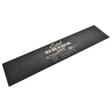 Vidaxx Küchenmatte waschbarer Küchendruck 60x300 cm samtschwarz