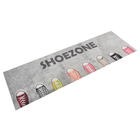 Vidaxx Küchenmatte waschbar Shoezone Print 60x180 cm Samt