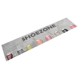 Vidaxx Küchenmatte waschbar Shoezone Print 60x300 cm Samt