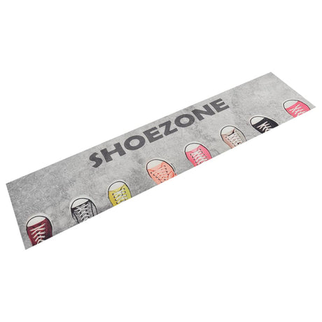 Vidaxx Küchenmatte waschbar Shoezone Print 60x300 cm Samt