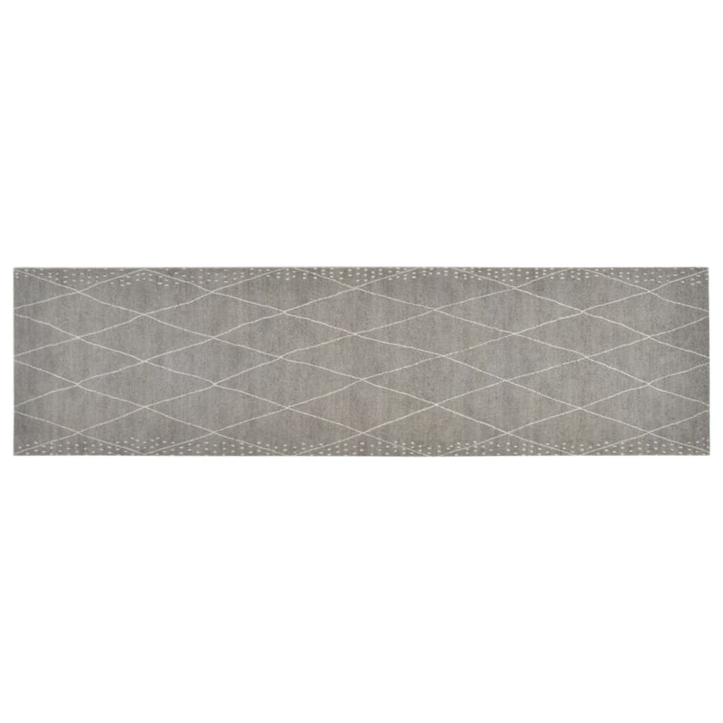 Vidaxx Küchenmatte waschbar kariert 45x150 cm Samt