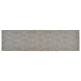 Vidaxx Küchenmatte waschbar kariert 45x150 cm Samt