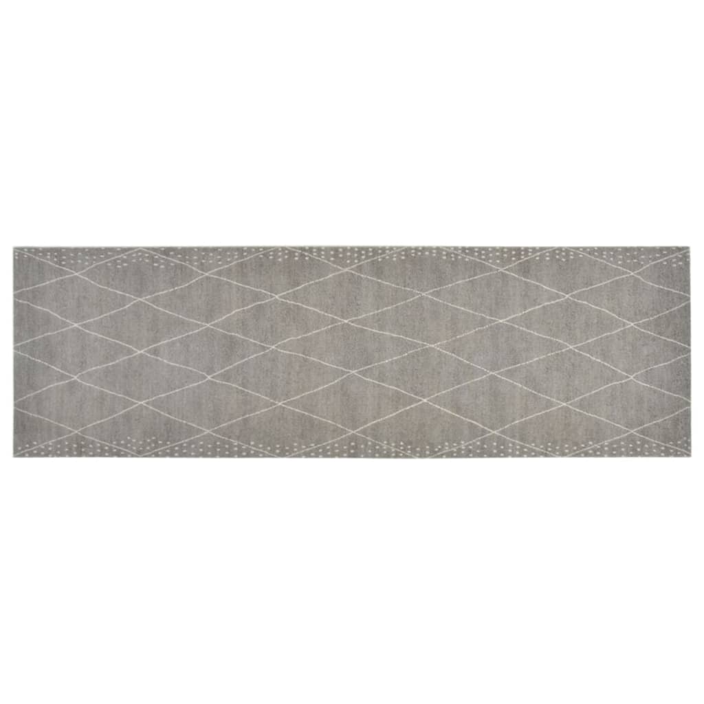 Vidaxx Küchenmatte waschbar kariert 60x180 cm Samt