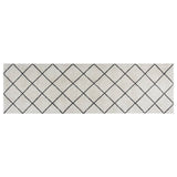 Vidaxx Küchenmatte waschbar kariert 60x180 cm Samt