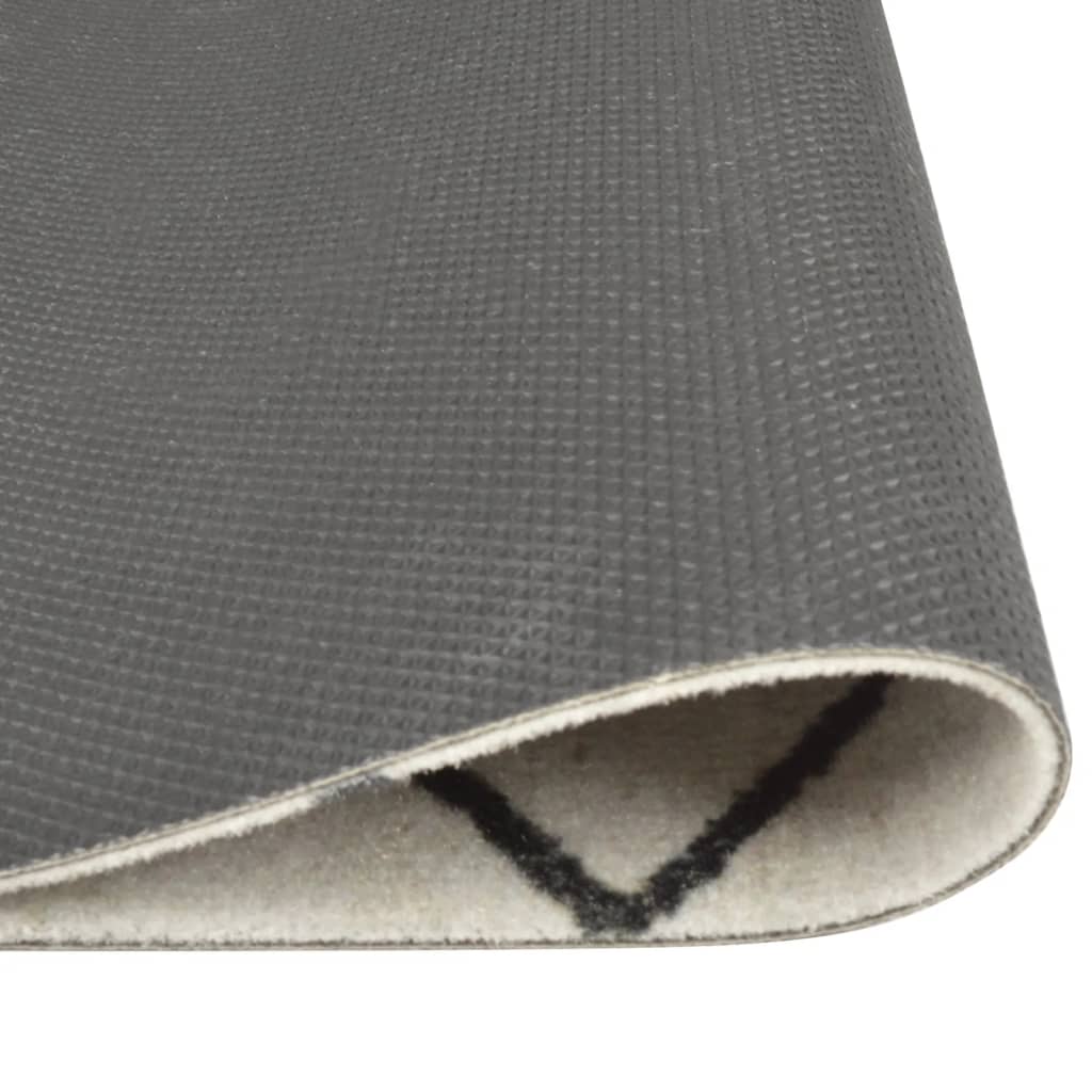 Vidaxx Küchenmatte waschbar kariert 60x180 cm Samt