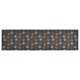 Vidaxx Küchenmatte waschbar Pfotenabdruck 45x150 cm Samt