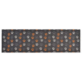 Vidaxx Küchenmatte waschbar Pfotenabdruck 60x180 cm Samt