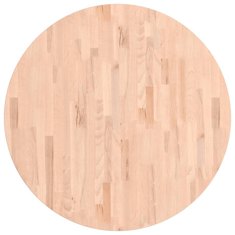 Vidaxl tafelblad rond ø90x1,5 cm massief beukenhout