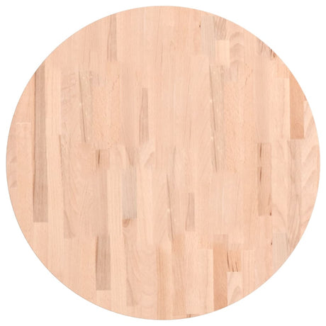 Vidaxl tafelblad rond ø70x2,5 cm massief beukenhout