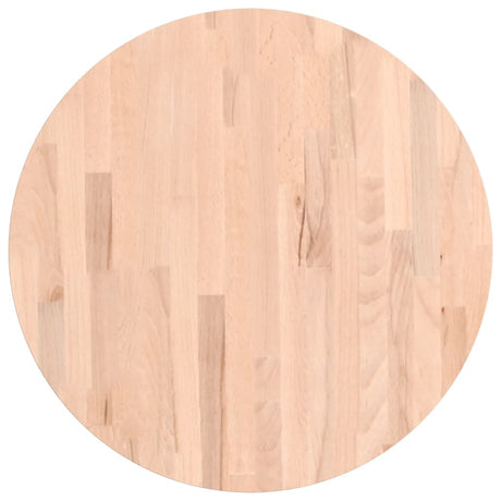 Vidaxl tafelblad rond ø60x4 cm massief beukenhout