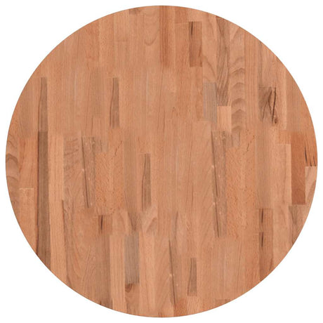 Vidaxl tafelblad rond ø70x1,5 cm massief beukenhout