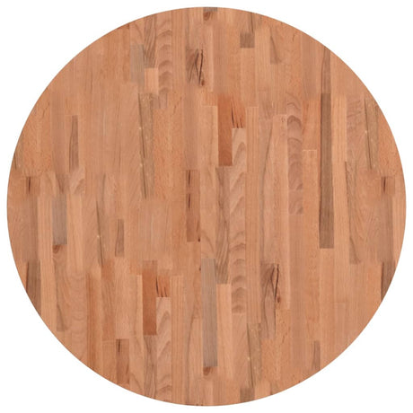 Vidaxl tafelblad rond ø90x1,5 cm massief beukenhout