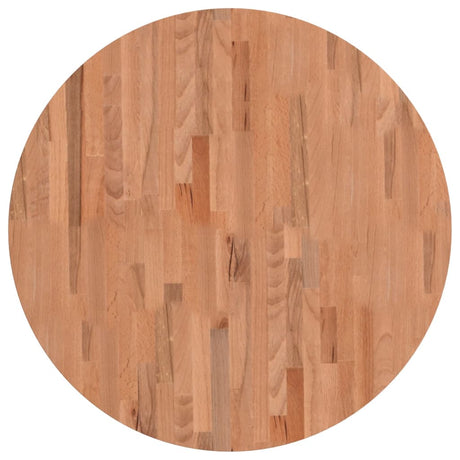 Vidaxl tafelblad rond ø80x2,5 cm massief beukenhout