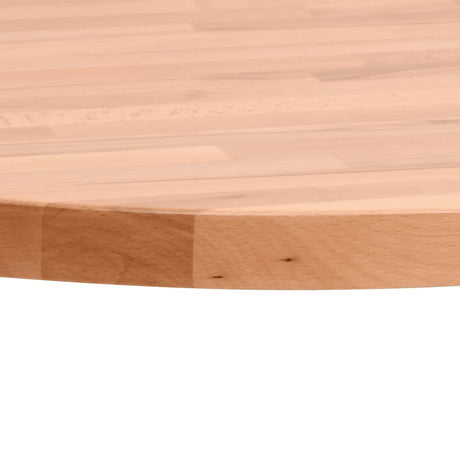 Vidaxl tafelblad rond ø90x2,5 cm massief beukenhout