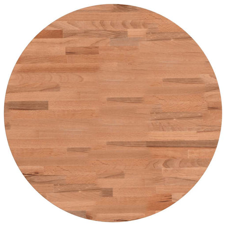 Vidaxl tafelblad rond ø50x4 cm massief beukenhout
