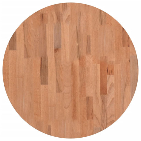Vidaxl tafelblad rond ø60x4 cm massief beukenhout