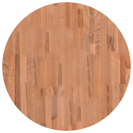 Vidaxl tafelblad rond ø70x4 cm massief beukenhout