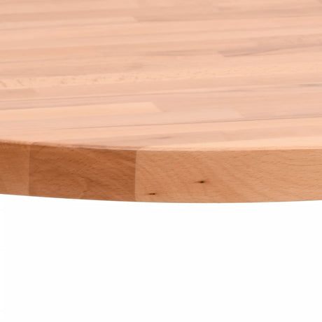 Vidaxl tafelblad rond ø80x4 cm massief beukenhout
